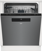 Beko BMA 6340 I 6 Programlı E Enerji Sınıfı 14 Kişilik Cam Kapaklı Wifili Çekmeceli İnox Ankastre Bulaşık Makinesi