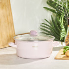 Emsan Pastel 24 cm Emaye Tencere