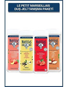 Le Petit Marseillais 4’lü Duş Jeli Seti 400 ml – Şeftali, Çilek, Argan Shea ve Vanilya