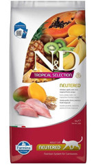 N&d Kısırlaştırılmış Tavuklu-Tropikal Meyveli Yetişkin Kuru Kedi Maması 10 kg