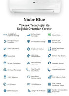 E.C.A. Niobe Blue ESA1418A100 R32 18000 Btu Inverter Split Duvar Tipi Klima
