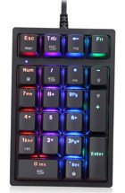 Motospeed K24 RGB Blue Switch Kablolu Siyah Mekanik Klavye