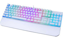 Turbox TR-MK10PD Q RGB Blue Switch Kablolu Beyaz Mekanik Gaming Klavye