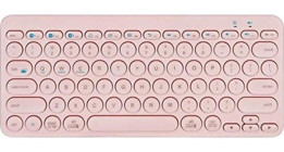 Daytona K380 Türkçe Q Mecha-Membrane Switch Kablosuz Pembe Klavye