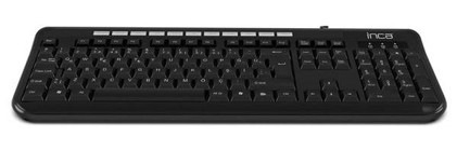 Inca Q Usb Multimedia Black Laser Print Q Siyah Klavye