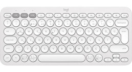 Logitech K380S Mecha-Membrane Switch Kablosuz Beyaz Klavye