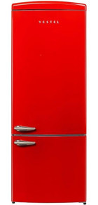 Vestel NFK52211 471 lt No Frost Retro Kırmızı Buzdolabı