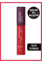 Maybelline New York 20 Pioneer Super Stay Matte Ink Zodiac Mat Likit Ruj