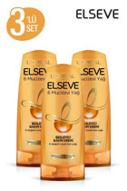 L'Oréal Paris Elseve 6 Mucizevi Yağ Besleyici Şampuan 3x360 ml