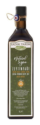 Sadık Tarım Özel Üretim Cam Sızma Zeytinyağı 1 lt