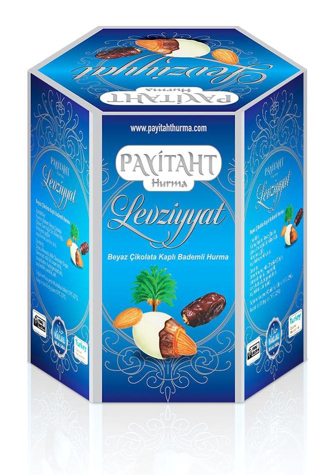 Payitaht Hurma Levziyyat Beyaz Çikolata Kaplı Bademli Hurma 250 gr