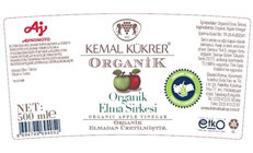 Kemal Kükrer Organik Elma Sirkesi 500 ml