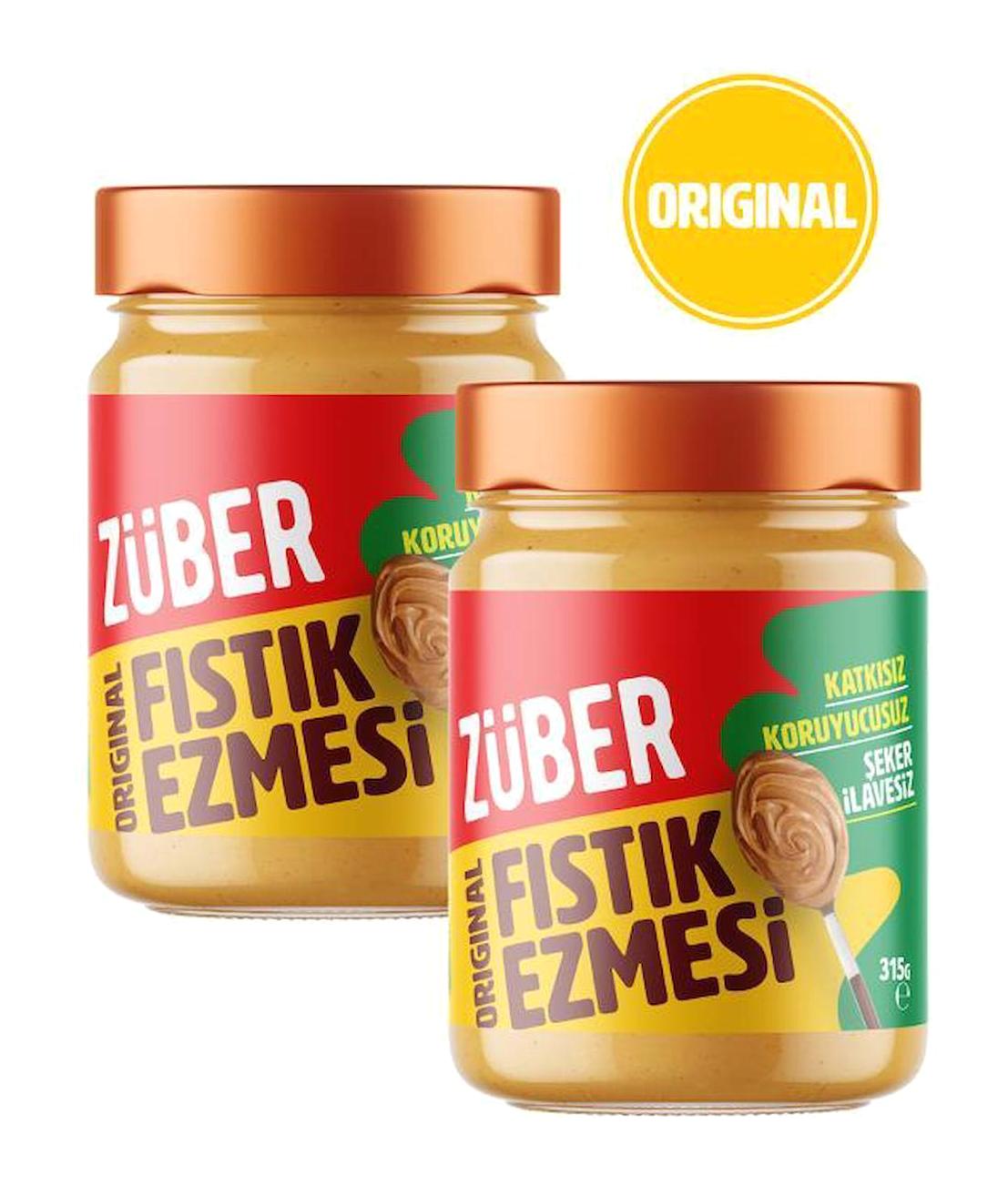 Züber Original Fıstık Ezmesi 2x315 gr