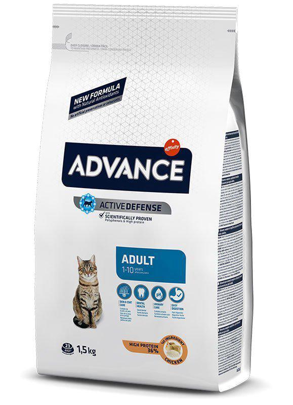 Advance Cat Adult Tavuklu Pirinçli Yetişkin Kuru Kedi Maması 1.5 kg