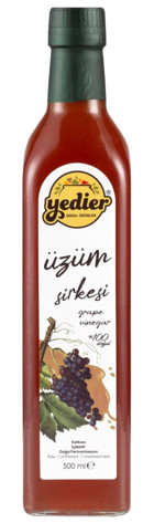 Yedier Organik Üzüm Sirkesi 500 ml