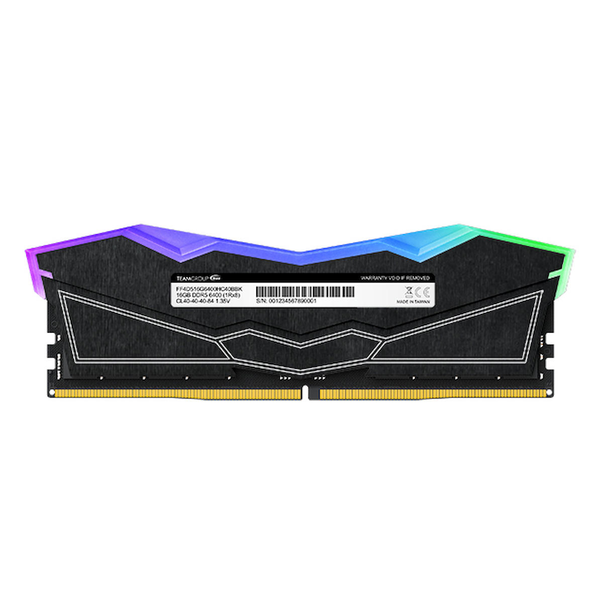 Team T-Force Delta Ff3D532G5600HC32DC01 Rgb Black 32 GB DDR5 2x16 5600 Mhz Ram