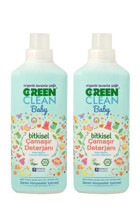 Green Clean Organik Lavanta Yağlı Baby Bitkisel 2x1000 ml Sıvı Çamaşır Deterjanı