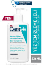 Cerave Yağlı Ve Akneye Eğilimli Ciltler İçin Yüz Temizleme Jeli 236 ml