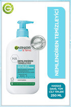 Garnier Saf & Temiz Hyaluronik Asit Seramid Kil Nemlendirenci Yüz Temizleme Jeli 250 ml