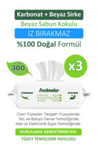 Freshmaker Kokulu 3 Katlı 3'lü Z Katlama Yüzey Temizleme Havlusu