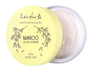 Lovely Bamboo Loose Mat Bitişli Şeffaf Tüm Ciltler İçin Mat Toz Pudra
