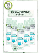 Garnier Mineral Doğal Ferahlık Pudrasız Ter Önleyici Sprey Kadın Deodorant 5x150 ml