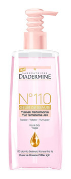 Diadermine No: 110 Kuru ve Hassas Ciltler İçin Yüz Temizleme Jeli 200 ml
