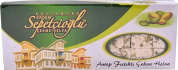 Sepetçioğlu Kastamonu Meşhur Sepetçioğlu Antep Fıstıklı Çekme Helva 410 G
