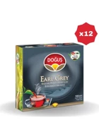 Doğuş Earl grey Bardak Poşet Çay 100'LÜ - (12 Adet)