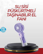 Type-C Şarjlı Taşınabilir Su Buharlı Mini Vantilatör - DGL5581-8365