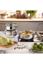 Schafer Cookhaus Çelik Tencere Seti 6 Parça