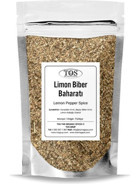 TOS The Organic Spices Limon Biber Baharatı 100 gr Lemon Pepper Spice - Premium Quality | Baharat Karışımı
