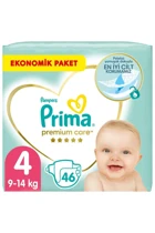 Prima Premium Care 4 Numara Maxi 46'Lı Bebek Bezi