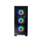 Thermaltake Versa T25 RGB Sıvı Soğutmalı 4 Fanlı Siyah Dikey Kullanım Mid Tower Oyuncu Bilgisayar Kasası