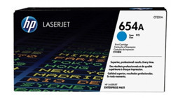 HP 654A-CF331A Orijinal Mavi Toner
