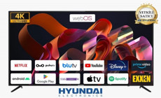 Hyundai 50HYN3205 50 inç 4K Ultra HD 126 Ekran Çerçevesiz Flat Uydu Alıcılı Smart Led Webos Televizyon