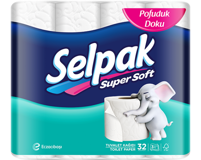 Selpak 3 Katlı 32'li Rulo Tuvalet Kağıdı