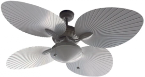 Taflan T52040-L Işıklı Metal 4 Kanatlı Beyaz Tavan Vantilatörü