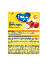 Bebelac Elma Şeftali Laktozsuz Tahılsız Meyveli Kavanoz Maması 125 gr