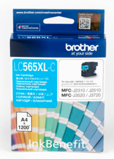 Brother LC565XL-C Orijinal Mavi Mürekkep Kartuş