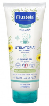 Mustela Stelatopia Hassas Ciltler İçin Avokado ve Ayçiçeği Yağlı Bebek Şampuanı 200 ml