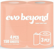 Only Evo Beyond 3 Katlı Renkli 4'lü Rulo Tuvalet Kağıdı