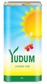 Yudum Teneke Ayçiçek Yağı 4 lt