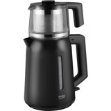 Beko BKK 2221 Cam Demlikli 1650 W Plastik Gövdeli Siyah Retro Çay Makinesi