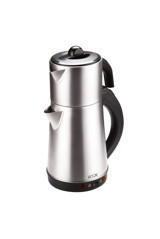 Hook HK-509 Çelik Demlikli 1500 W Çelik Gövdeli İnox Retro Çay Makinesi
