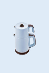 Homend Vintage Royaltea 1735H Çelik Demlikli 2000 W Çelik Gövdeli Mavi Vintage Çay Makinesi