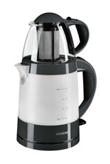 Siemens TA22005 Cam Demlikli 1785 W Işıklı Plastik Gövdeli Beyaz Retro Çay Makinesi