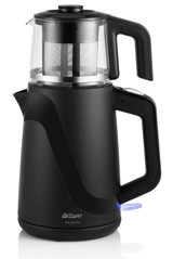 Arzum AR3062 Cam Demlikli 1650 W Plastik Gövdeli Siyah Çay Makinesi