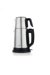 Schafer Optimal Çelik Demlikli 1800 W Çelik Gövdeli İnox Vintage Çay Makinesi