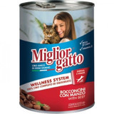 Miglior Gatto Sığır Etli Ezme Yetişkin Yaş Kedi Maması 405 gr